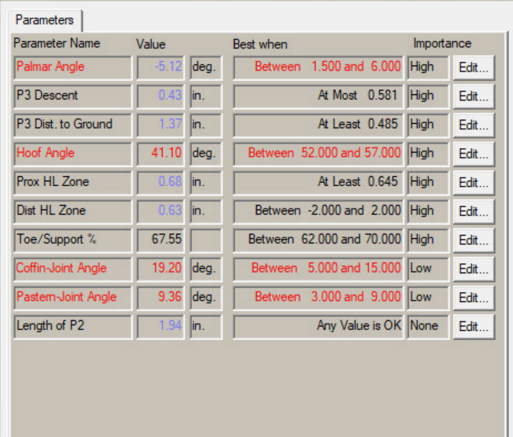 Metron Hoof X-ray Mark Ups (2 feet series)